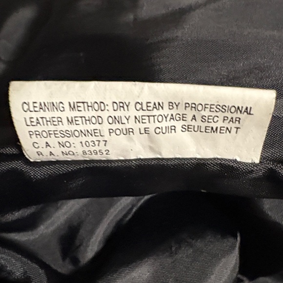 Vintage Margaret Godfrey Black Suede Leather Jacket w Leopard Print Details - Picture 6 of 6